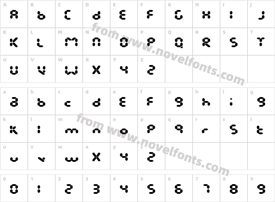 285-CAI978Character Map