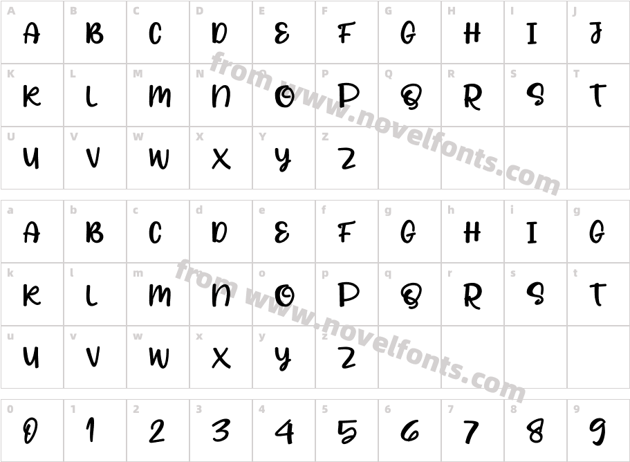 BEEWELLCharacter Map