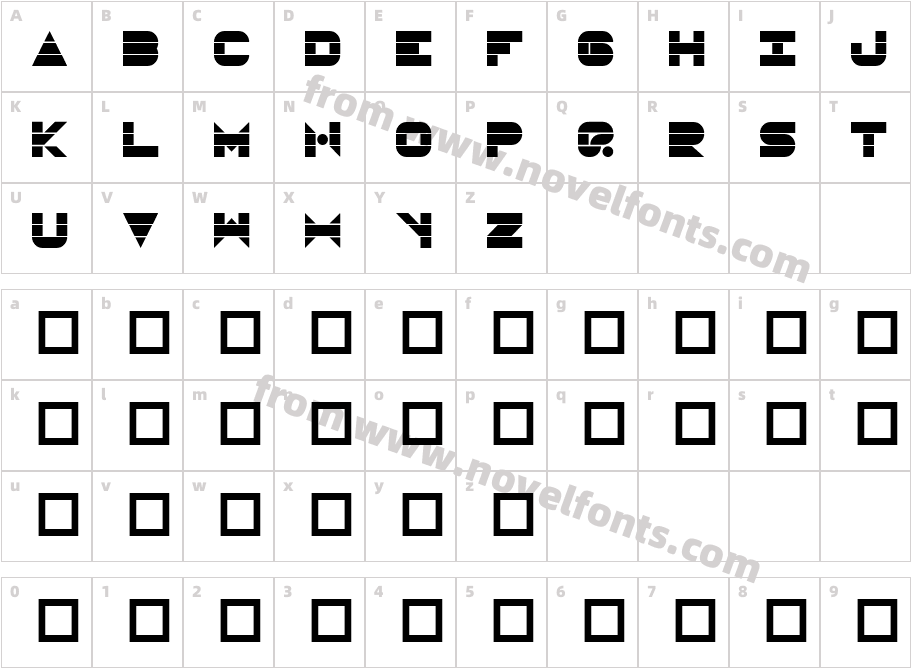 UltraSonicCharacter Map