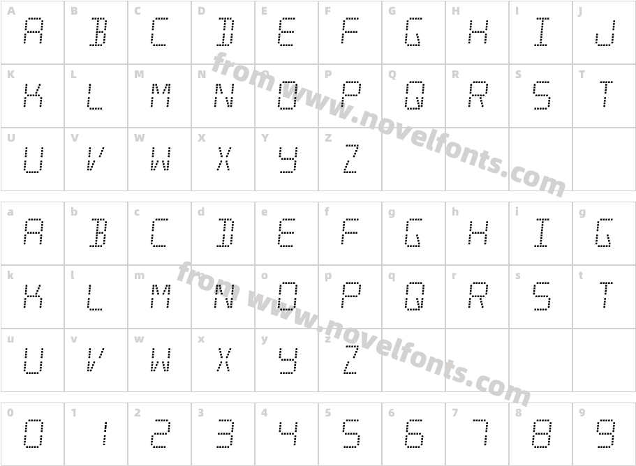 286-CAI978Character Map