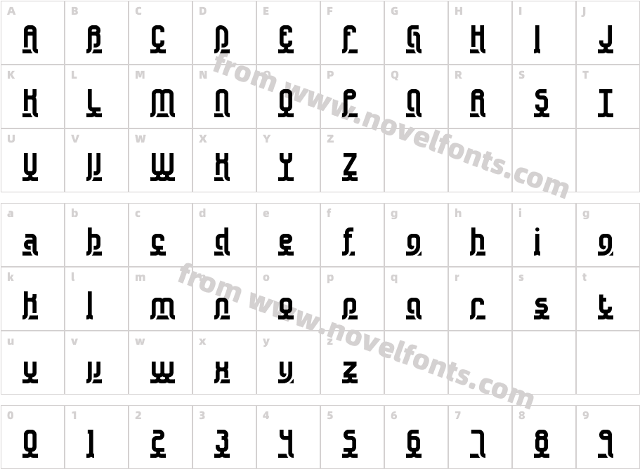 Underscore BRKCharacter Map