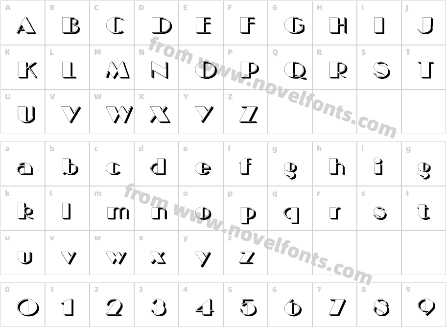 BIGCSHAD-Normal WideCharacter Map