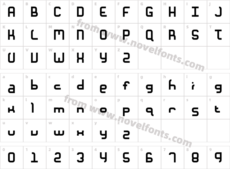 UnionformCharacter Map