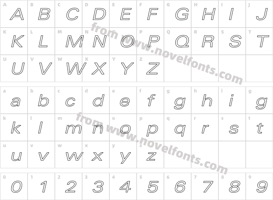 Univers-ExtendedObl HollowCharacter Map