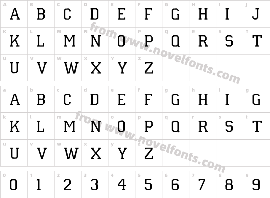 Universidad 2015Character Map