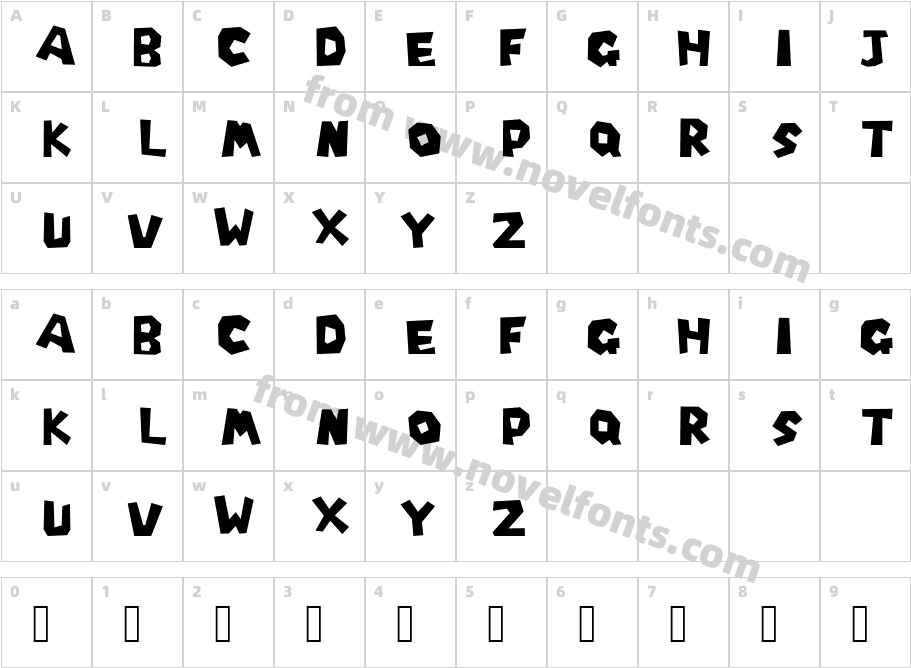 Untitled1Character Map