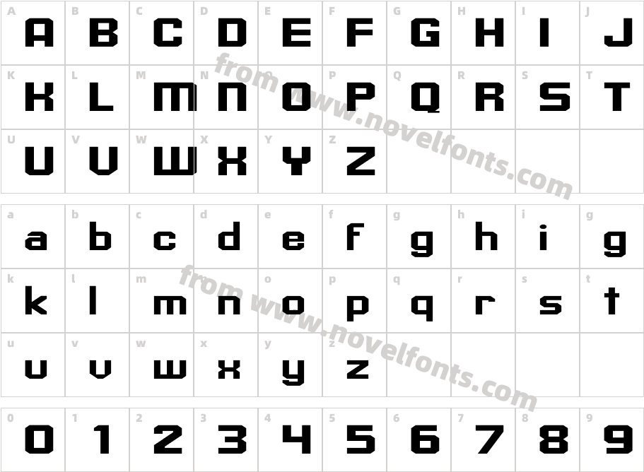 Upsilon ExCharacter Map