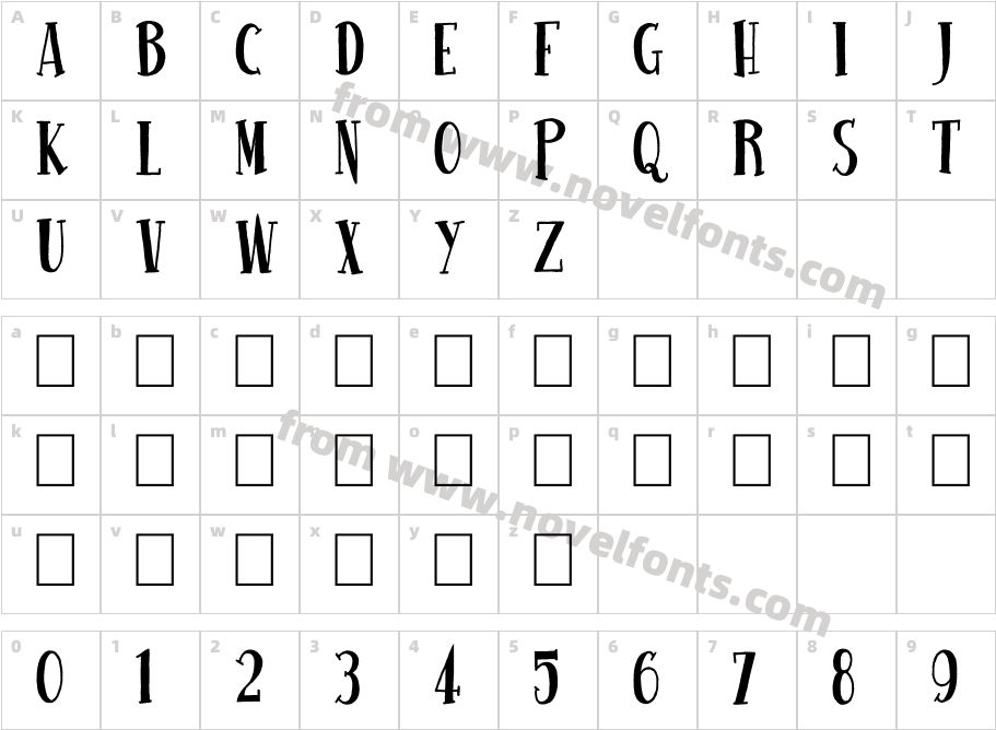 Usual Day OneCharacter Map