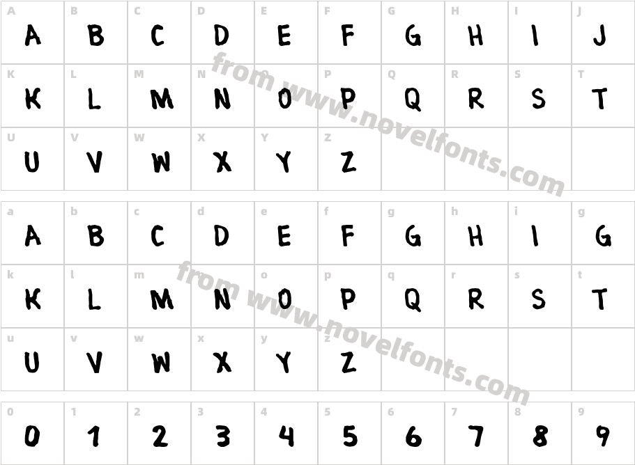 VARIALHELLFLIPCharacter Map