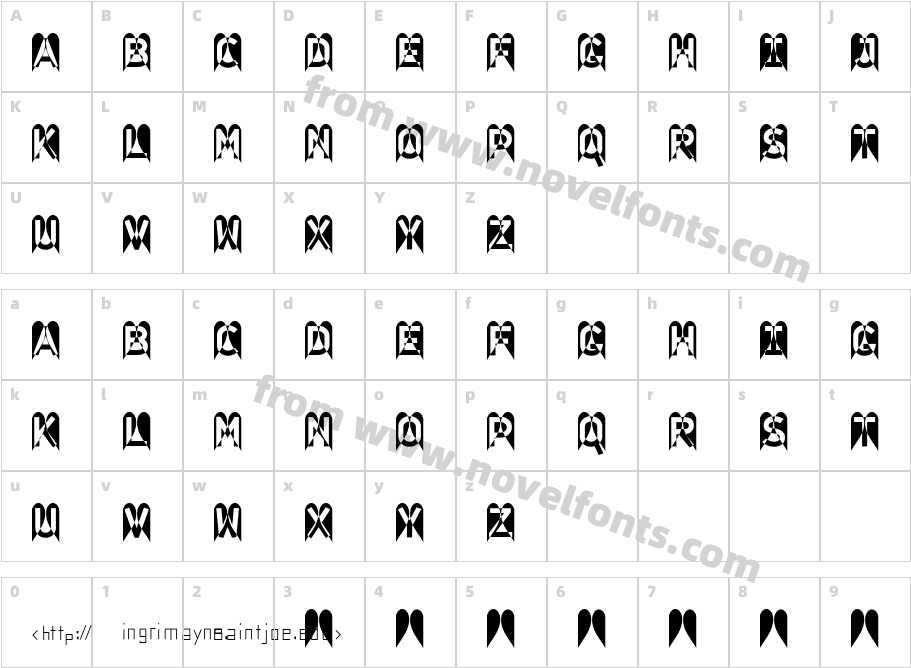 VDMassacreCharacter Map