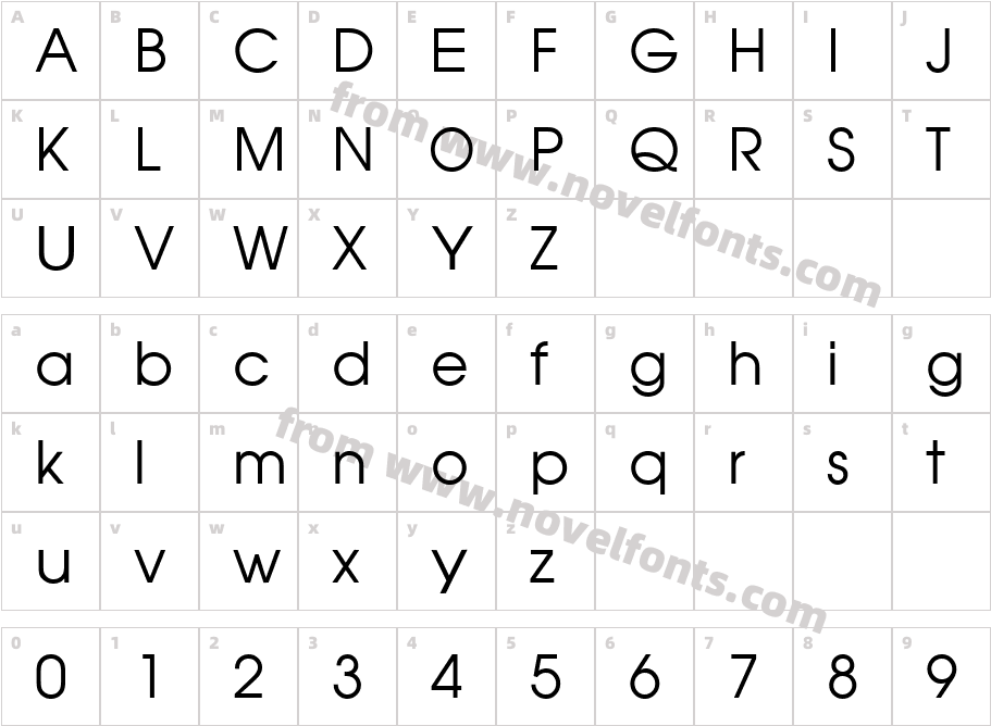 VNI-AvoCharacter Map