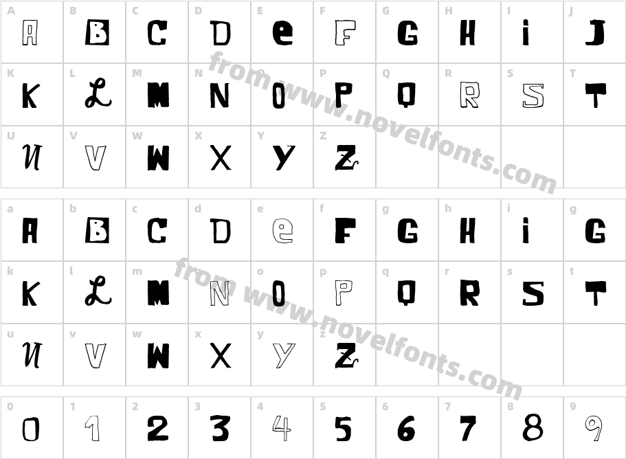 VTKS COMICCharacter Map