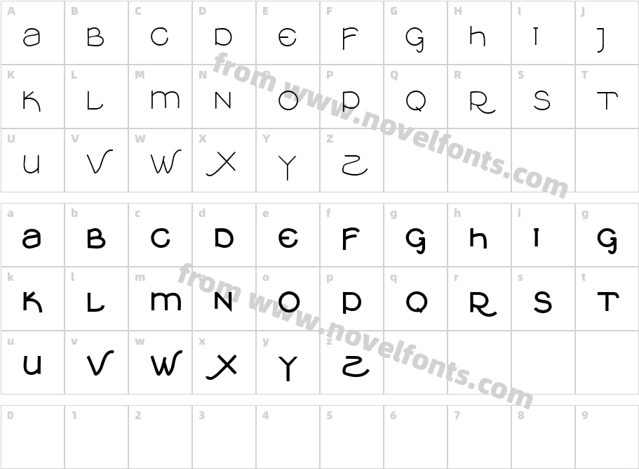 VTKS cleanCharacter Map