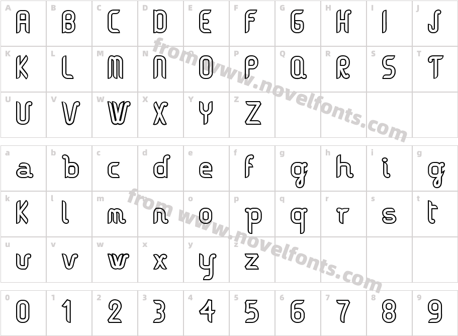 Vague-OutlineCharacter Map