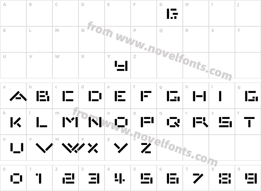 Vanderleckat PlainCharacter Map