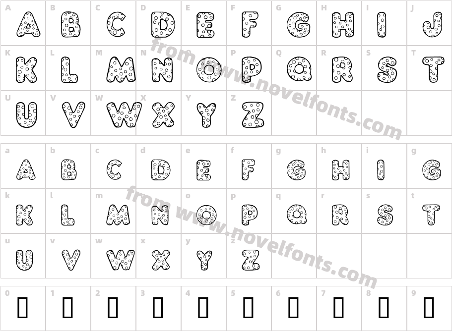 VaricelleCharacter Map