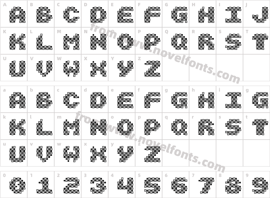 VasarelyCharacter Map