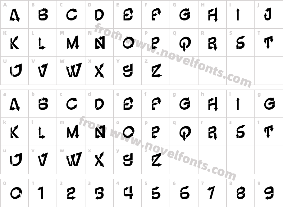 Vector InverseCharacter Map