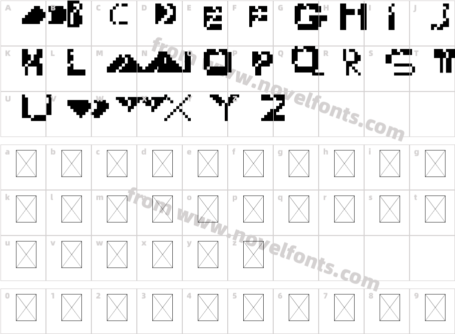 Viacom V Of Doom RegularCharacter Map