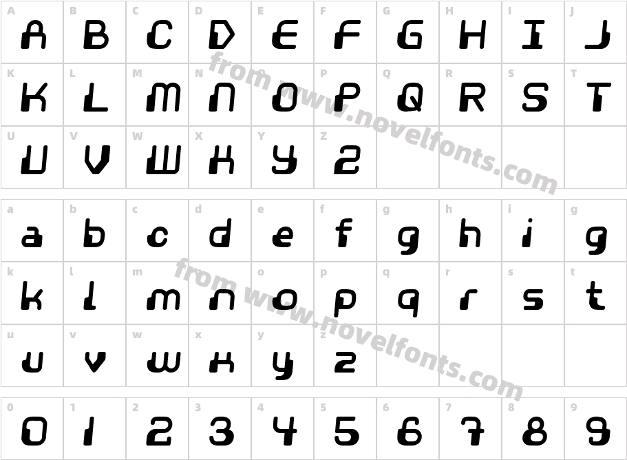 VideophreakCharacter Map