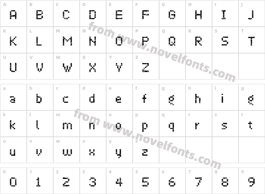 Virus43Character Map