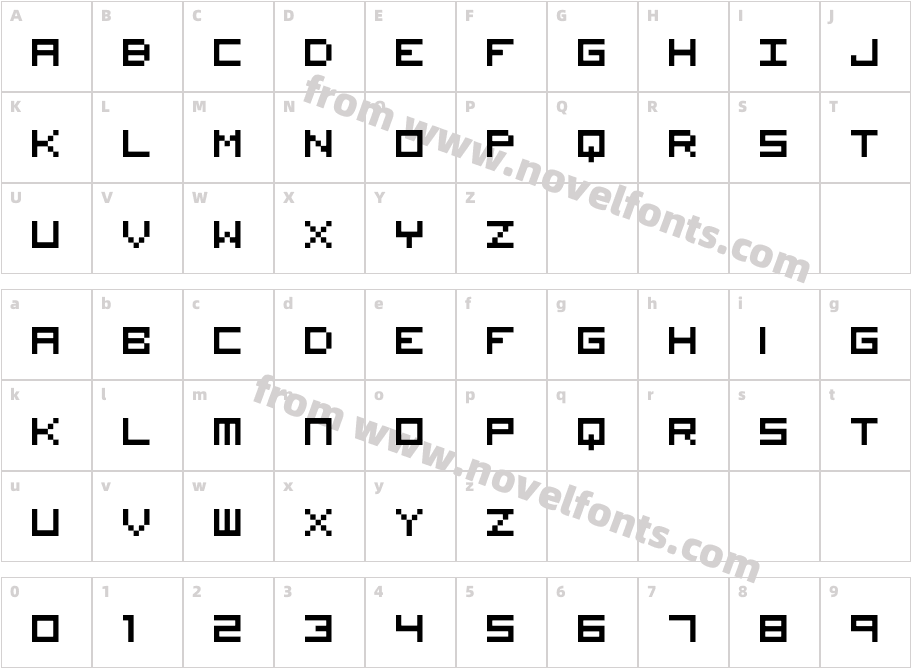 Visitor TT1 -BRK-Character Map