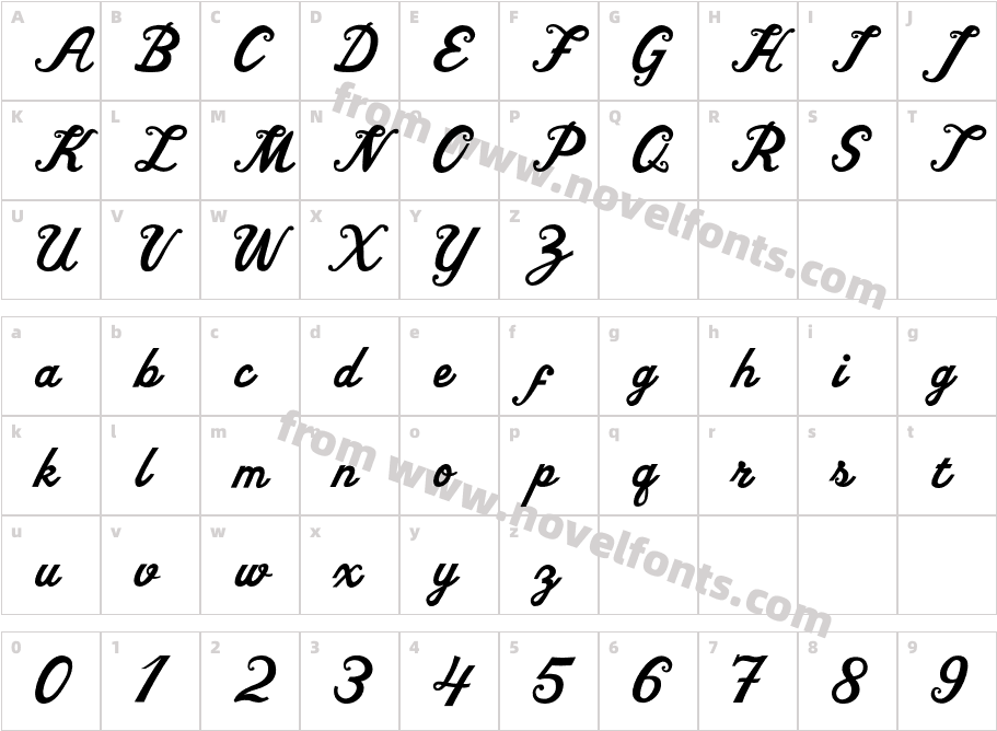 VitrinaCharacter Map