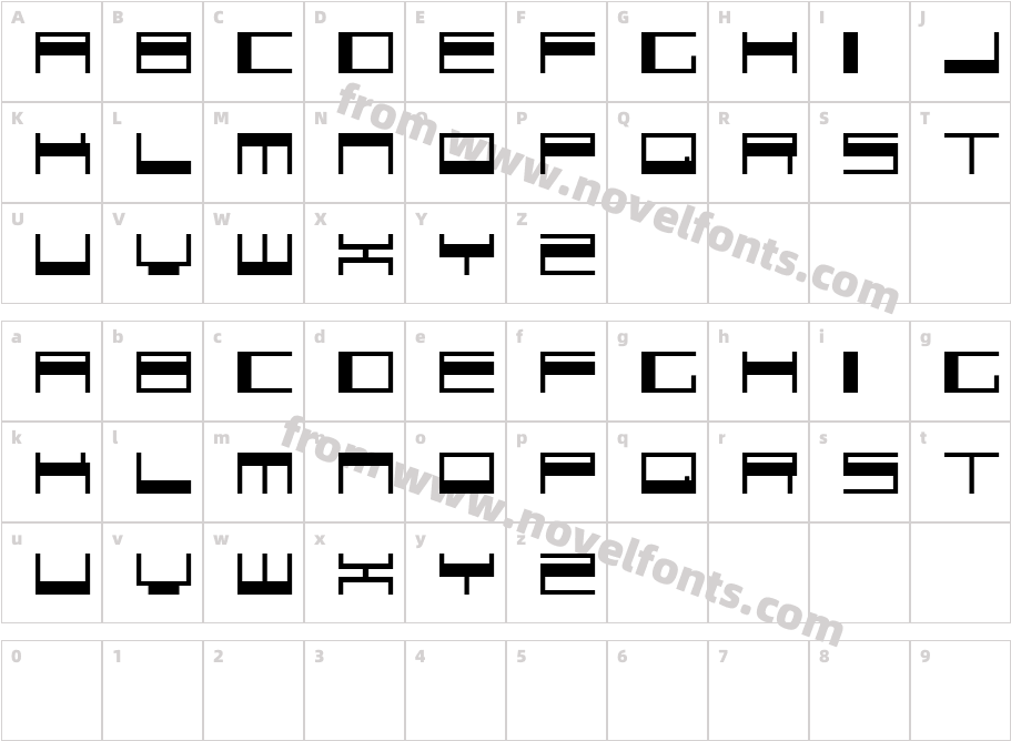 VokerCharacter Map