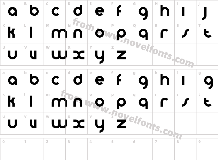 VomZomCharacter Map