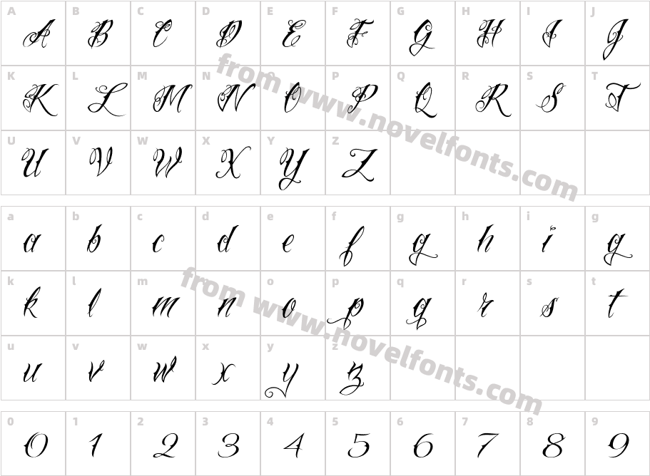 Vtc-NueTattooScriptCharacter Map