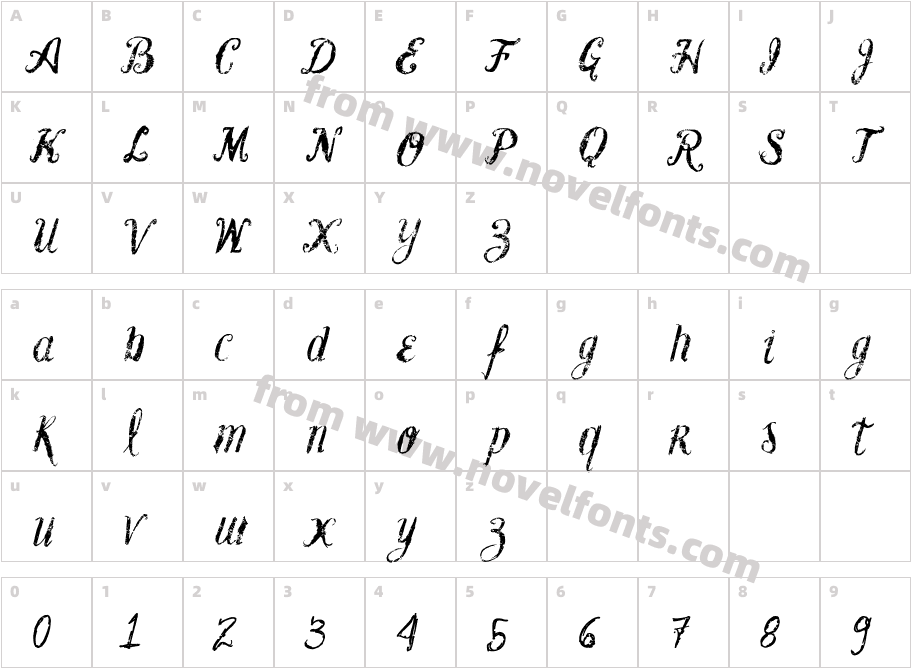 Vtks BlankCharacter Map