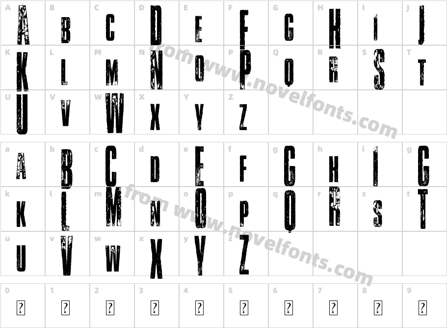 Vtks Classicuda 3Character Map