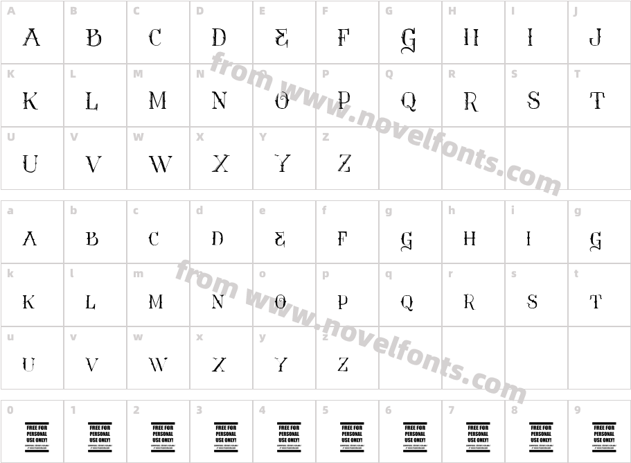 Vtks ContrastCharacter Map