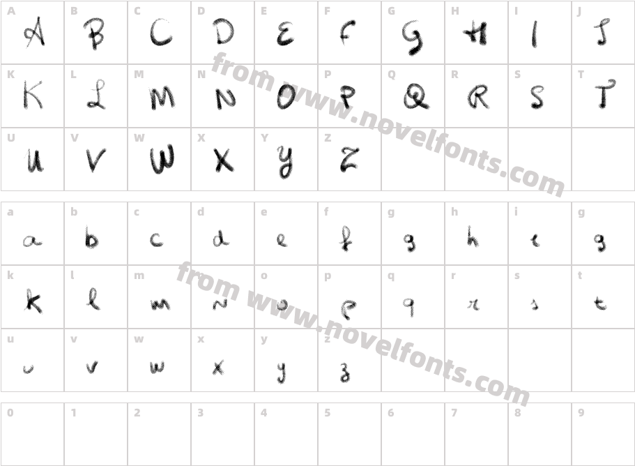 Vtks Vinte e CincoCharacter Map