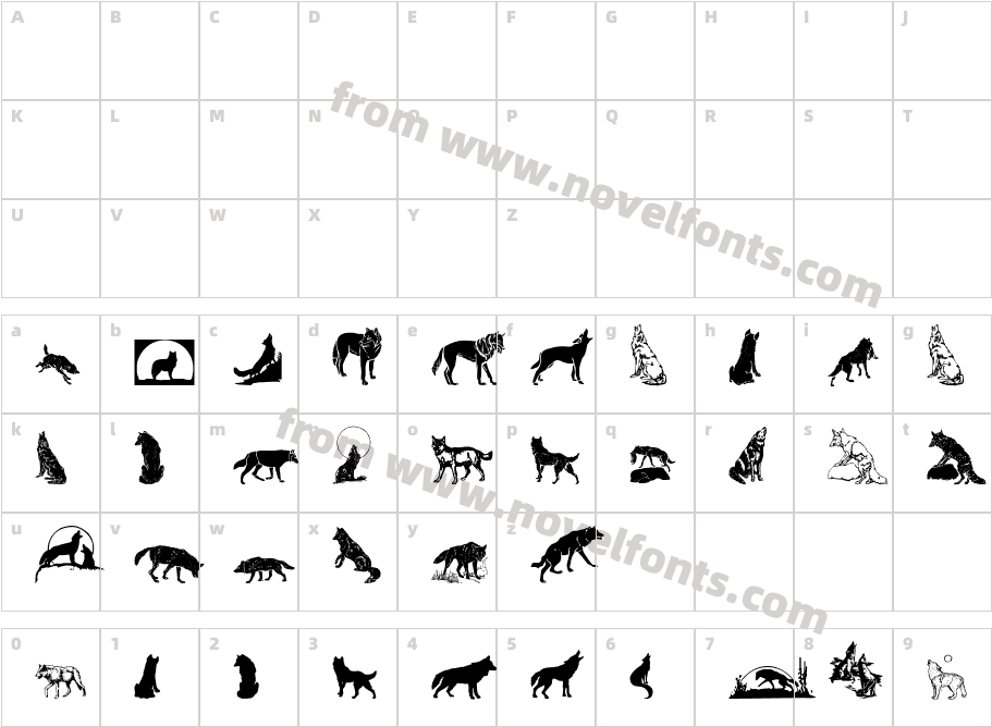 WWWolfSpiritCharacter Map