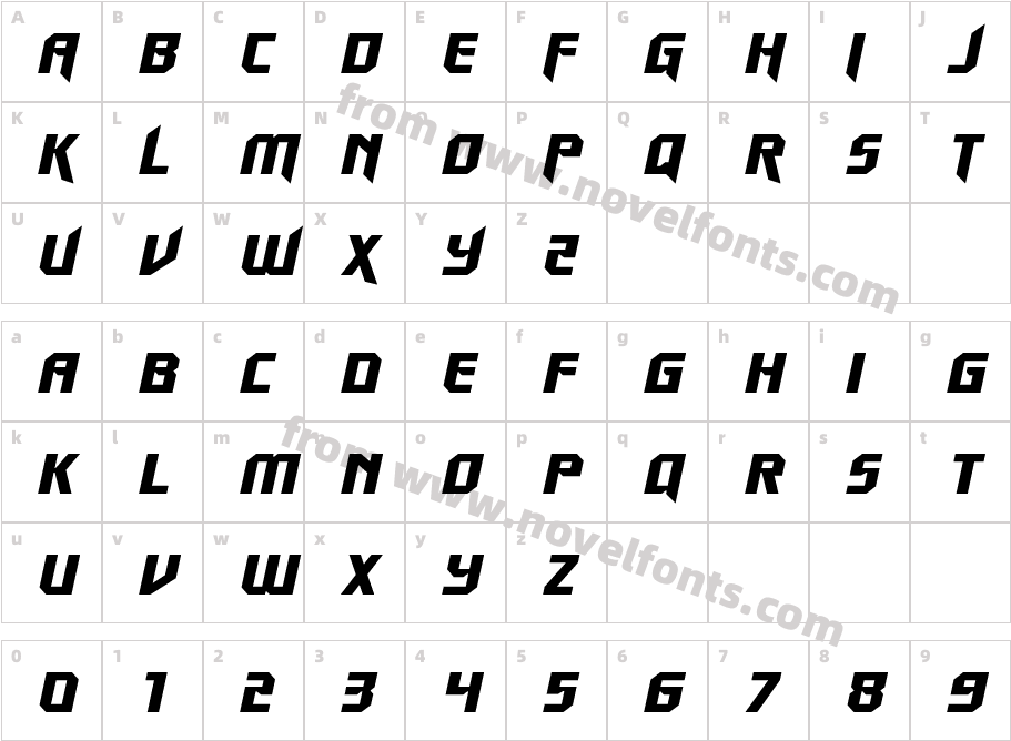 Walk The Moon Spaced ItalicCharacter Map