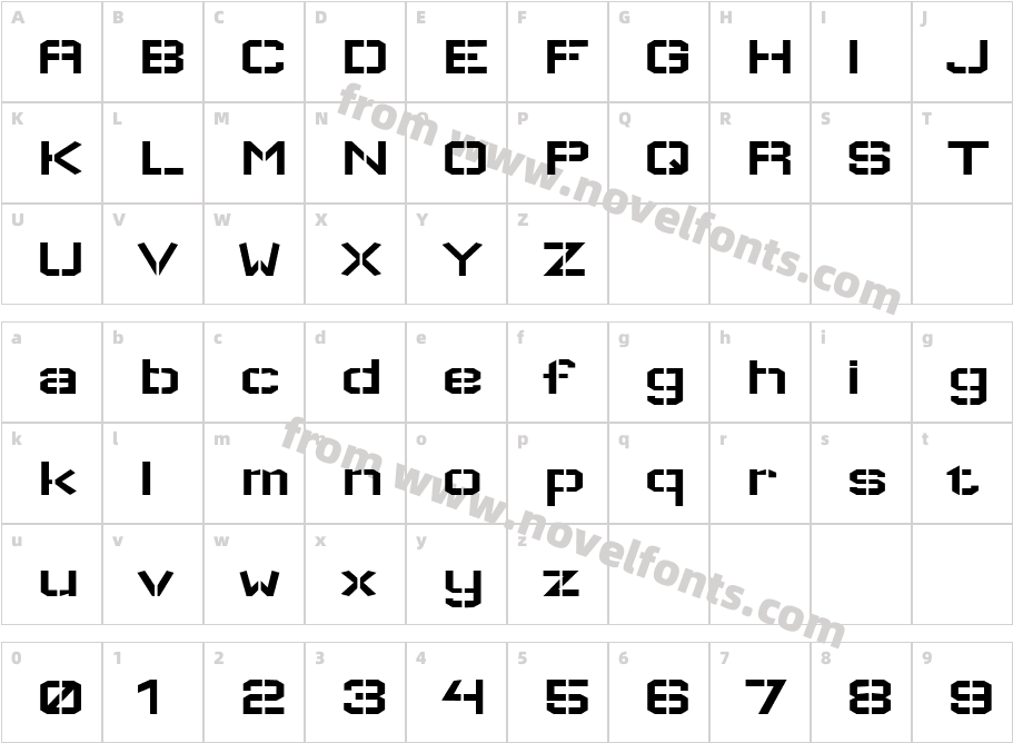 WallpoetCharacter Map