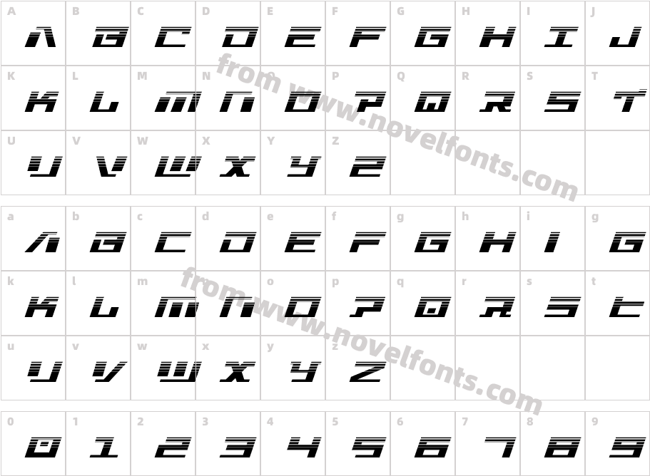 War Machine HalftoneCharacter Map