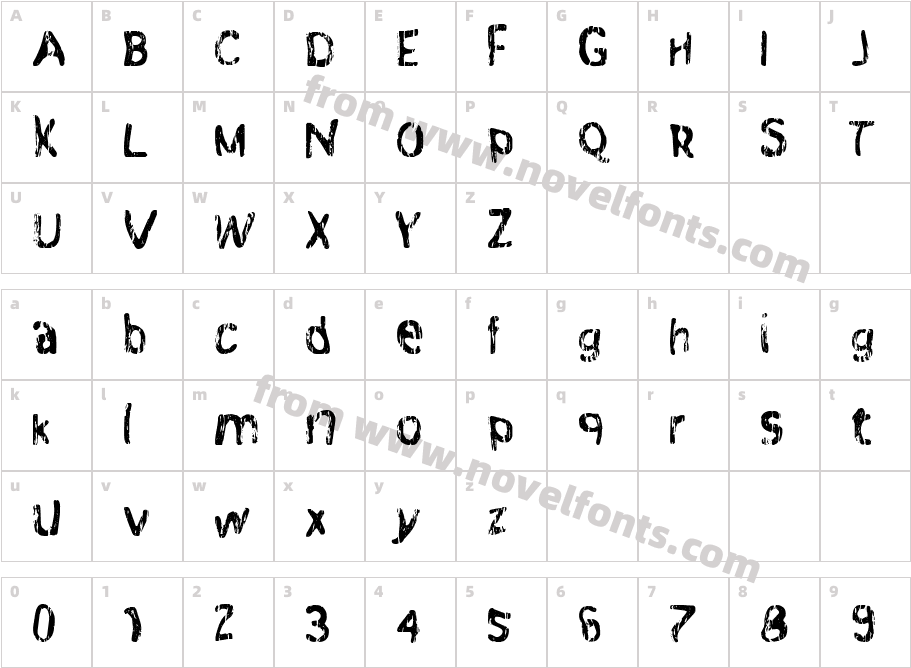 Warpspeed 9Character Map