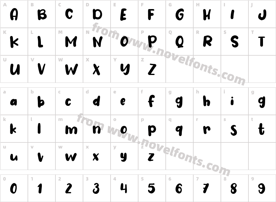 Wash Your HandCharacter Map