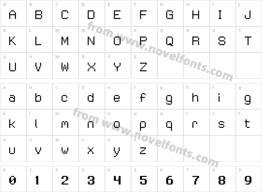 WasterMaster10Character Map