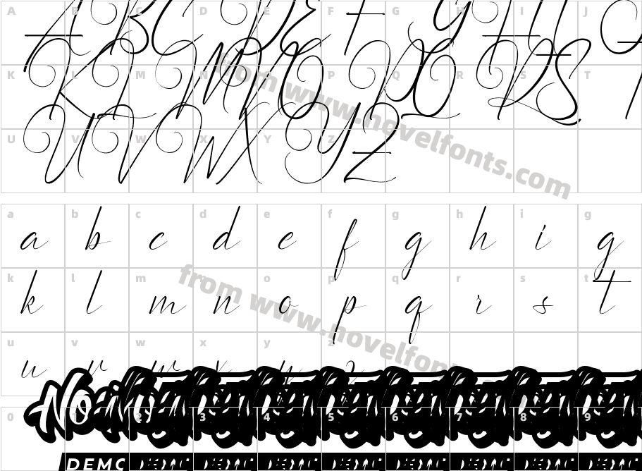 WaterflowersDemoRegularCharacter Map