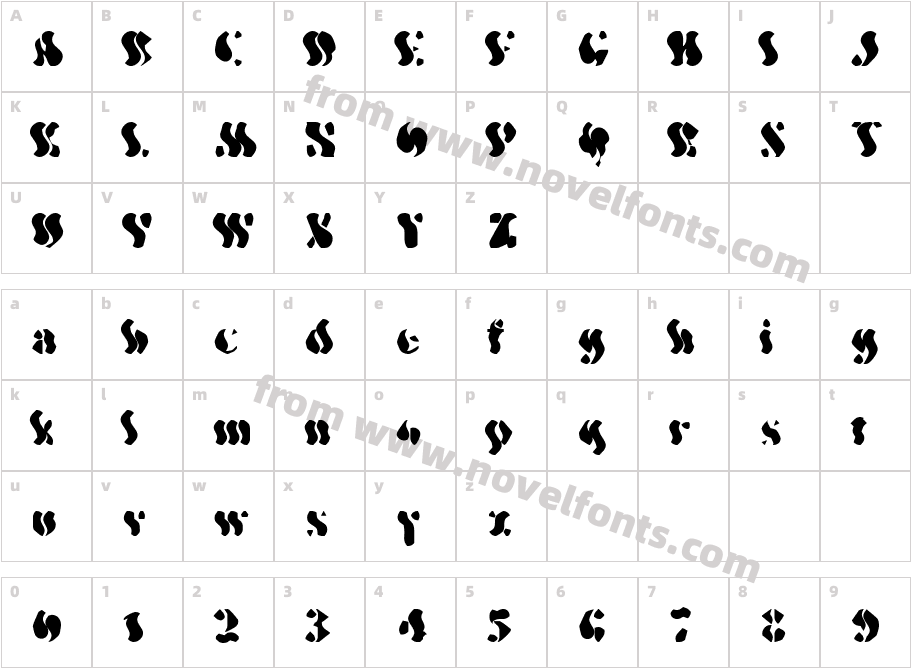 Wavy OptickalCharacter Map