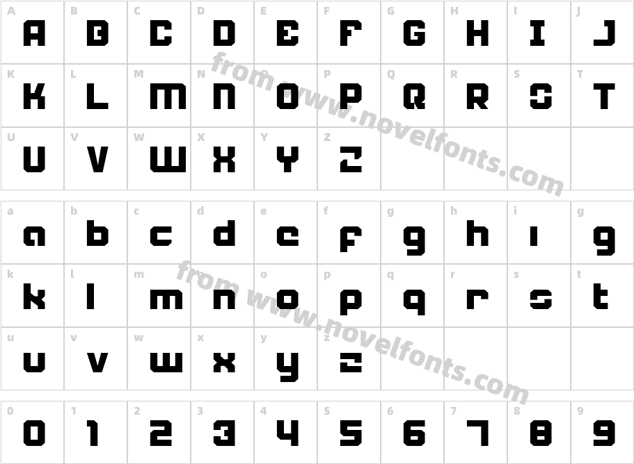 WeaponeerCharacter Map