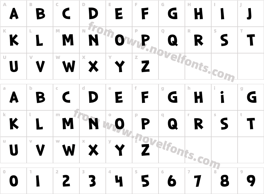 WeaselicCharacter Map