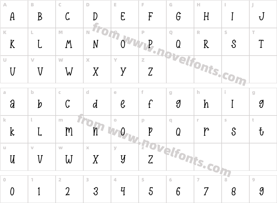 WelcomeAutumnRegularCharacter Map