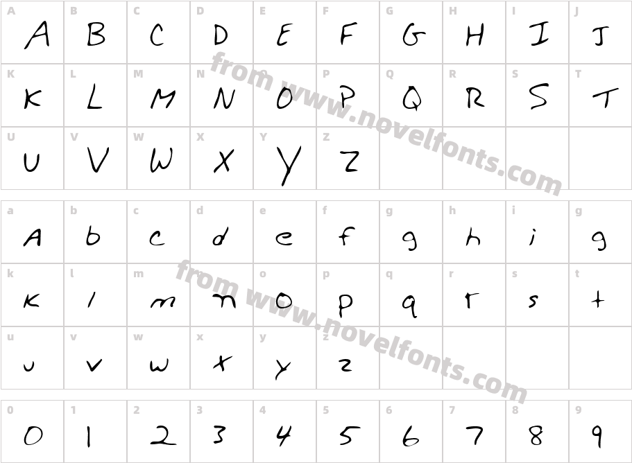 WeldonsHand-PlainCharacter Map