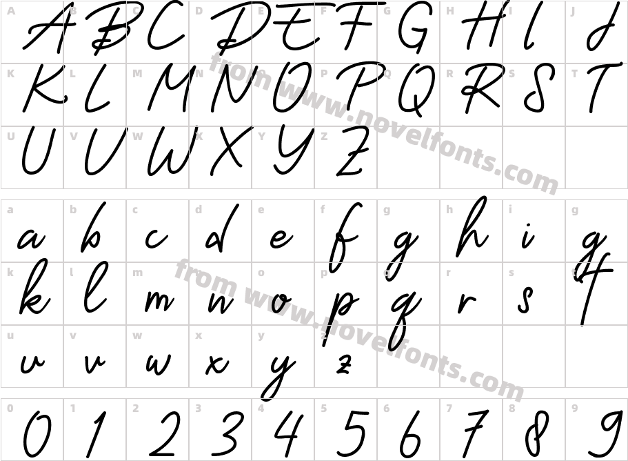 Westham - Personal UseCharacter Map