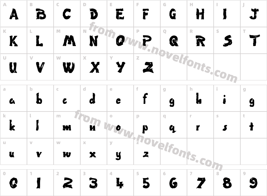 Wet PaintCharacter Map