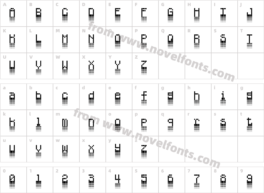 WhatUPCharacter Map